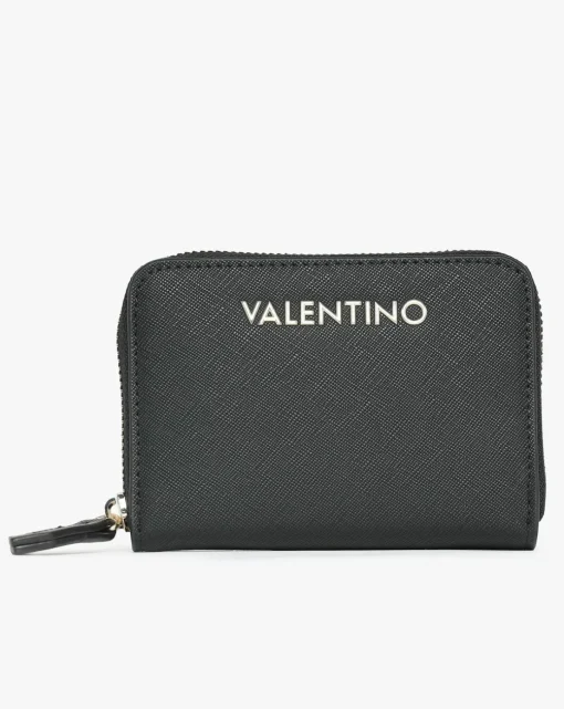 Valentino Bags Zero II Black Zip Around Purse