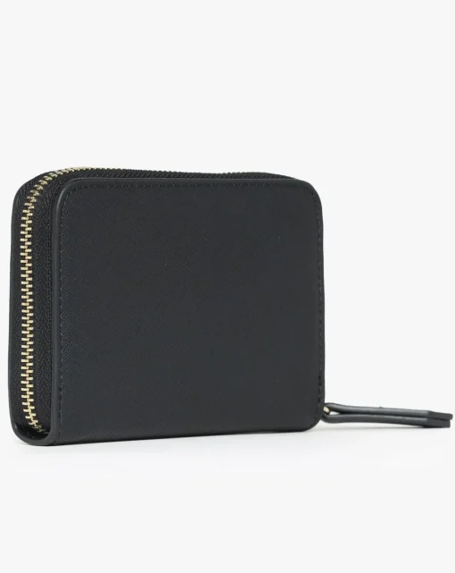 Valentino Bags Zero II Black Zip Around Purse