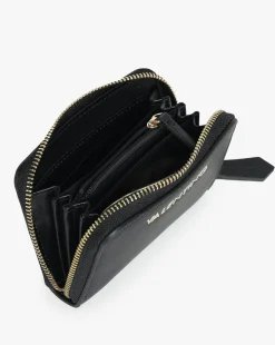 Valentino Bags Zero II Black Zip Around Purse