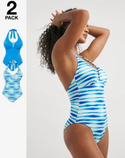 Value 2 Pack Halterneck Swimsuits