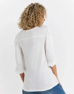 Volume Sleeve Boxy Top