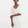 WHITE CROCHET DRESS