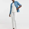 White Slim Leg Jegging
