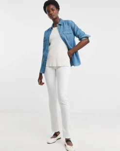 White Slim Leg Jegging