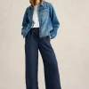 White Stuff Belle Linen Wide Leg Trouser