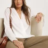 Wrap Drape Blouse